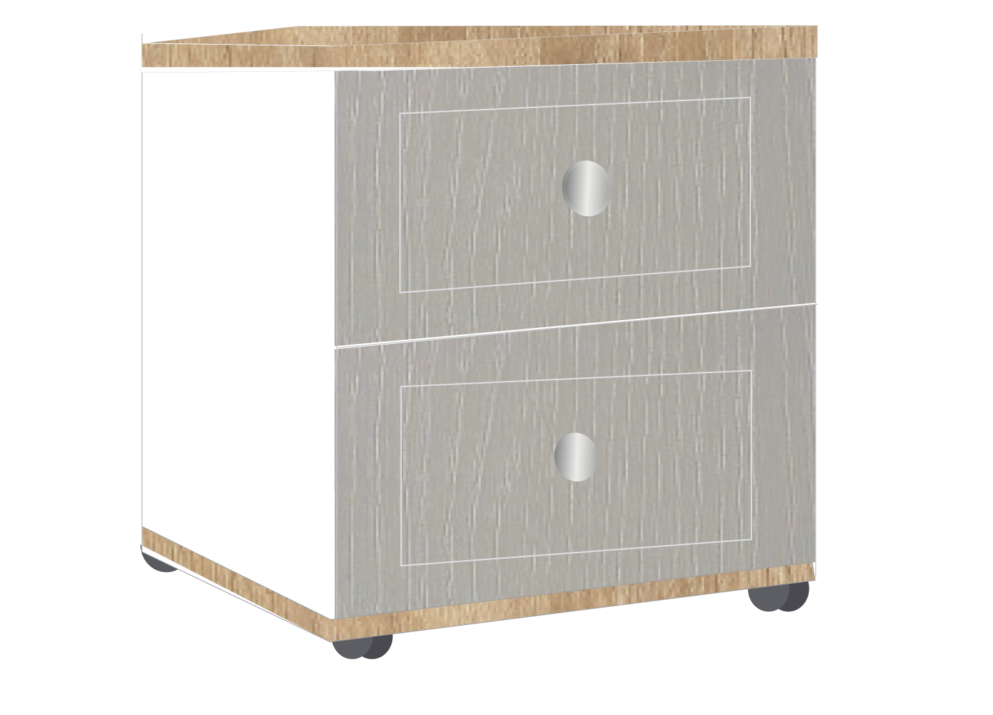 1. 2 Drawer Bedside