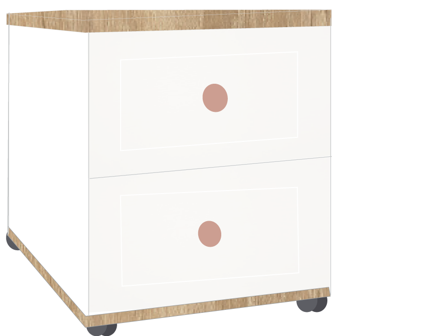 1. 2 Drawer Bedside