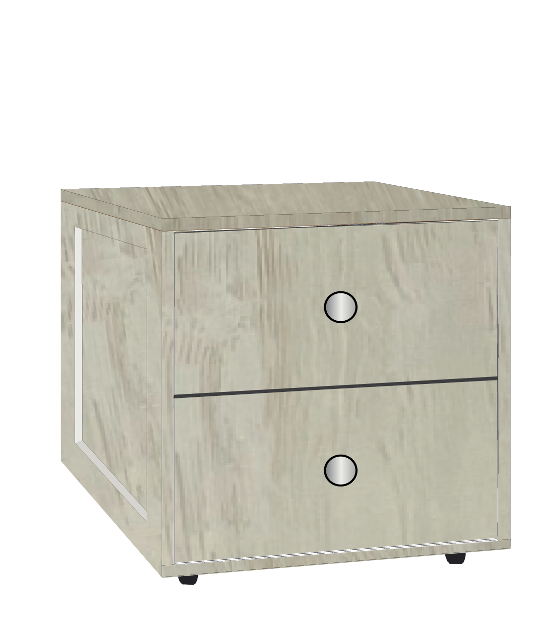 1. 2 Drawer Bedside