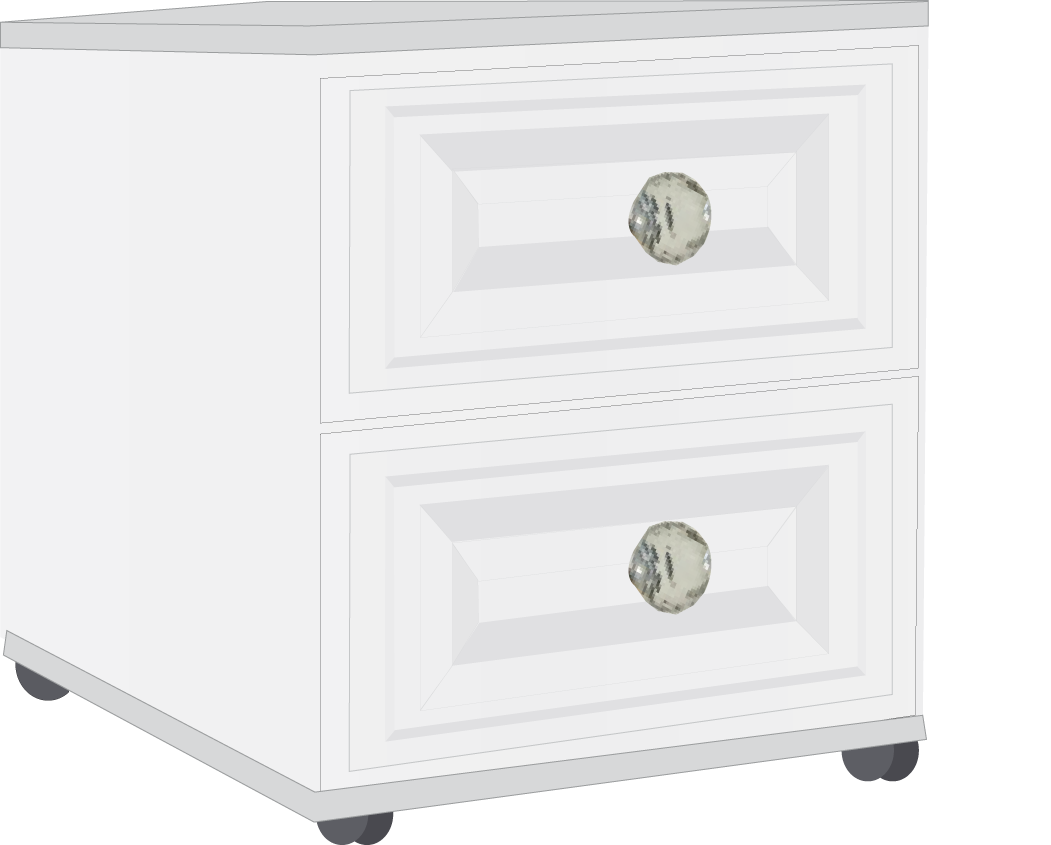 1. 2 Drawer Bedside