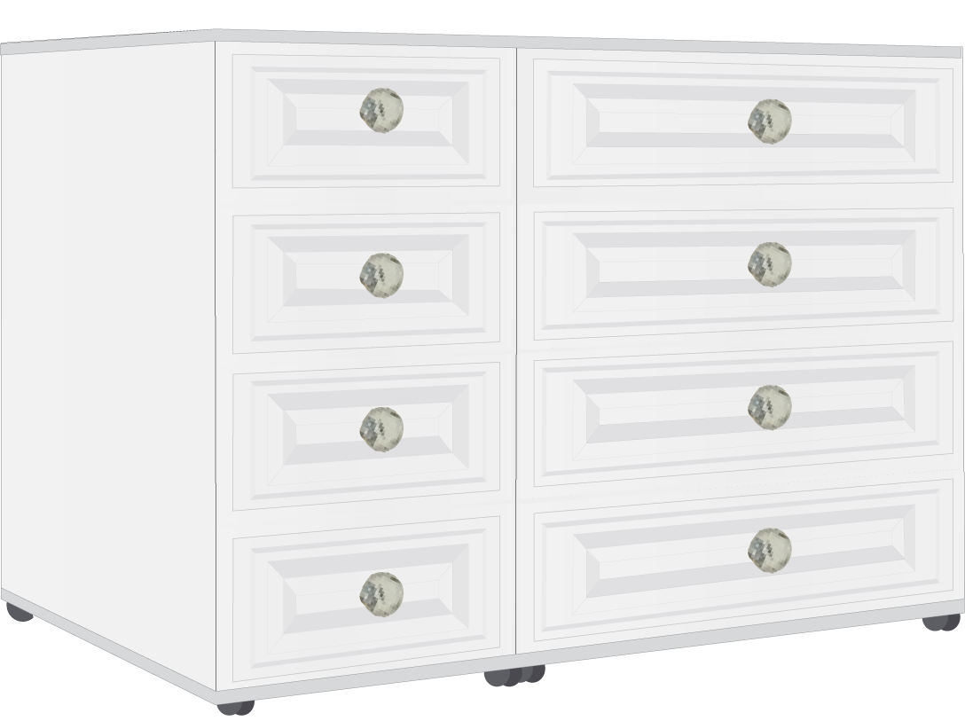 10. 4 + 4 Drawer Chest