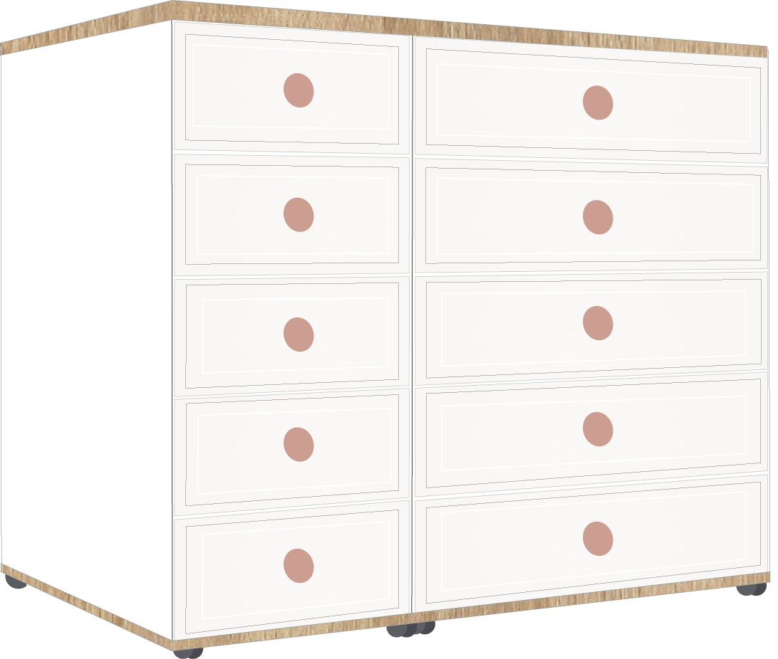 11. 5 + 5 Drawer Chest