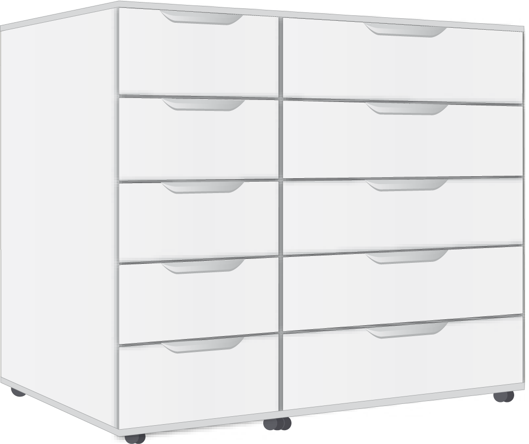 11. 5 + 5 Drawer Chest