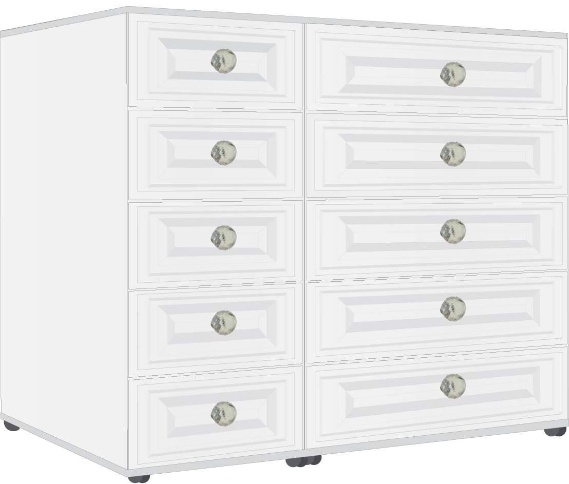 11. 5 + 5 Drawer Chest
