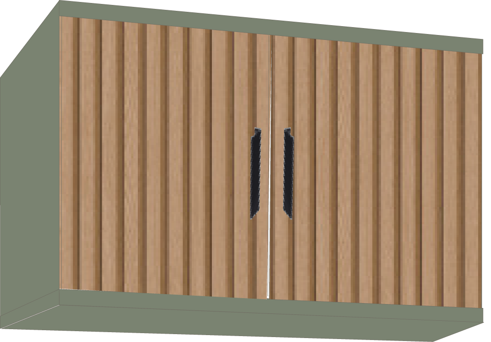 14. 2 Door Midi Top Box (GREEN)