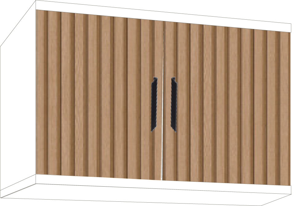 14. 2 Door Midi Top Box (WHITE)