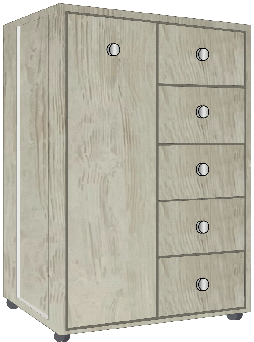 14. 5 Drawer Tall Boy