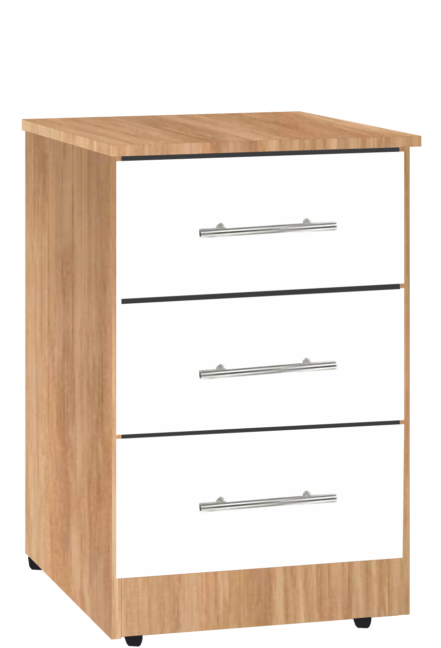 15. 3 Drawer Bedside