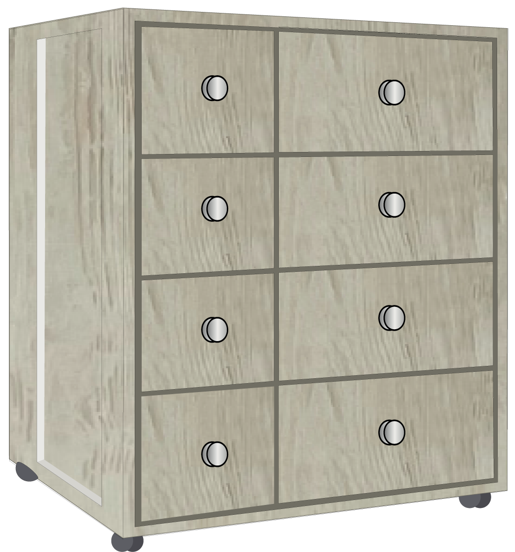 15. 4 + 4 Drawer Chest