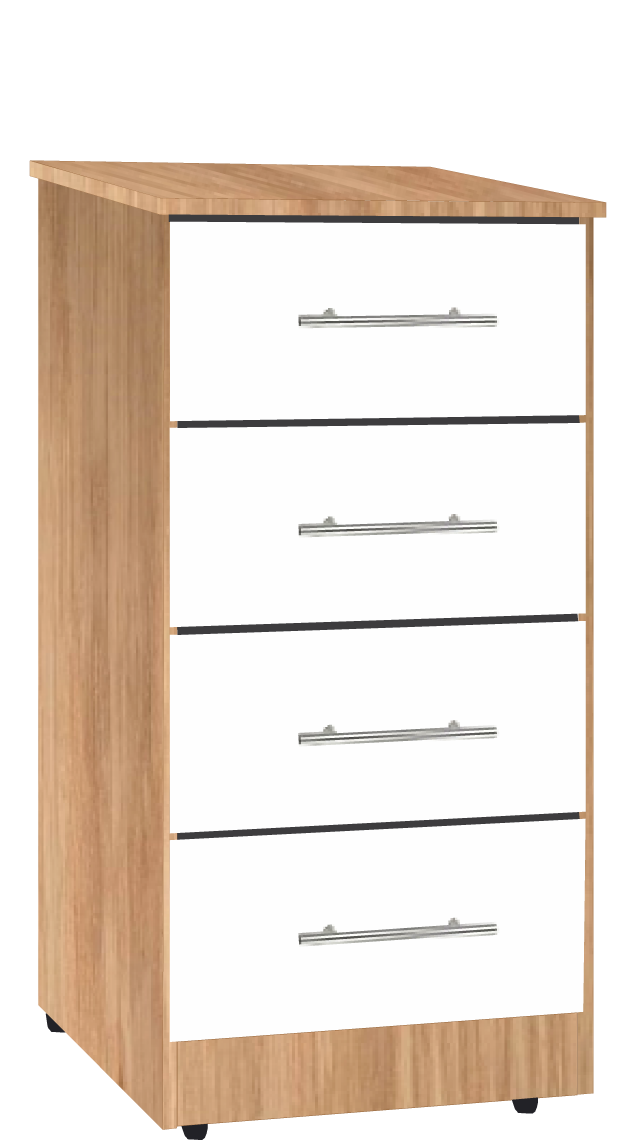 16. 4 Drawer Bedside