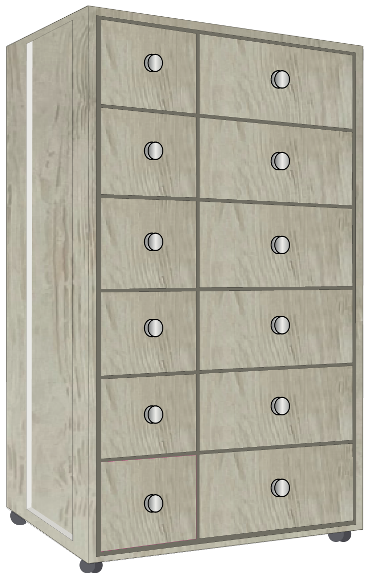 17. 6 + 6 Drawer Chest