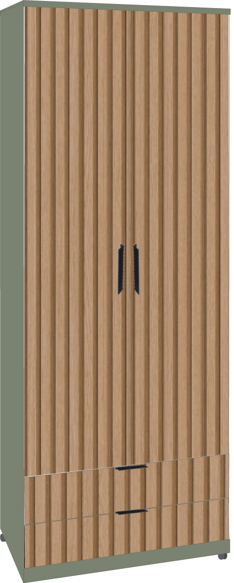 18. 2 Door 2 Drawer (GREEN)