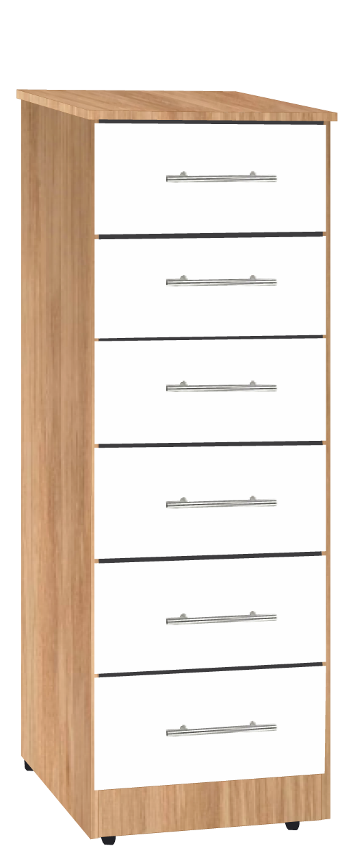 18. 6 Drawer Bedside