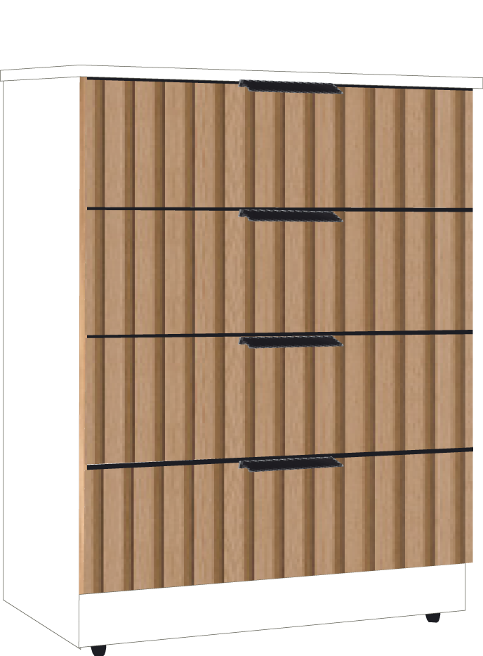 2. 4 Midi Wide Chest (WHITE)