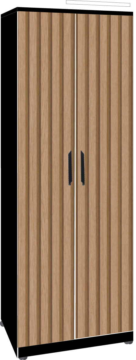27. 2 Door Mid Robe (BLACK)