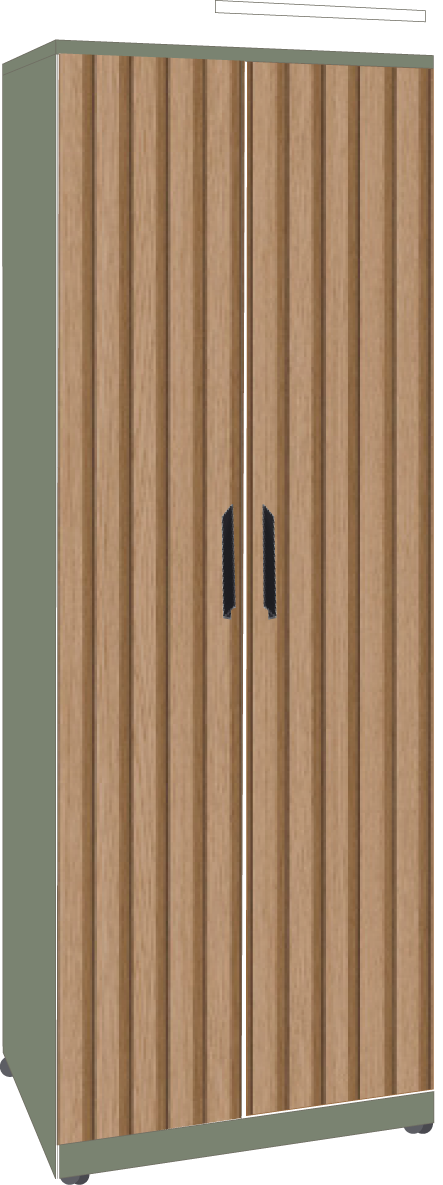 27. 2 Door Mid Robe (GREEN)