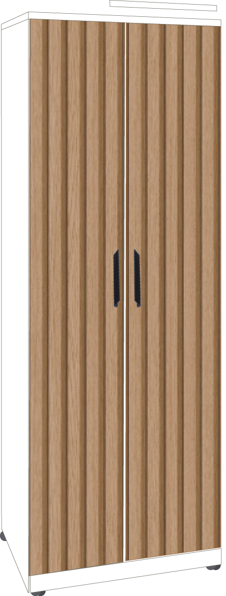 27. 2 Door Mid Robe (WHITE)