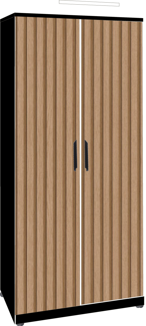 28. 2 Door Robe (BLACK)