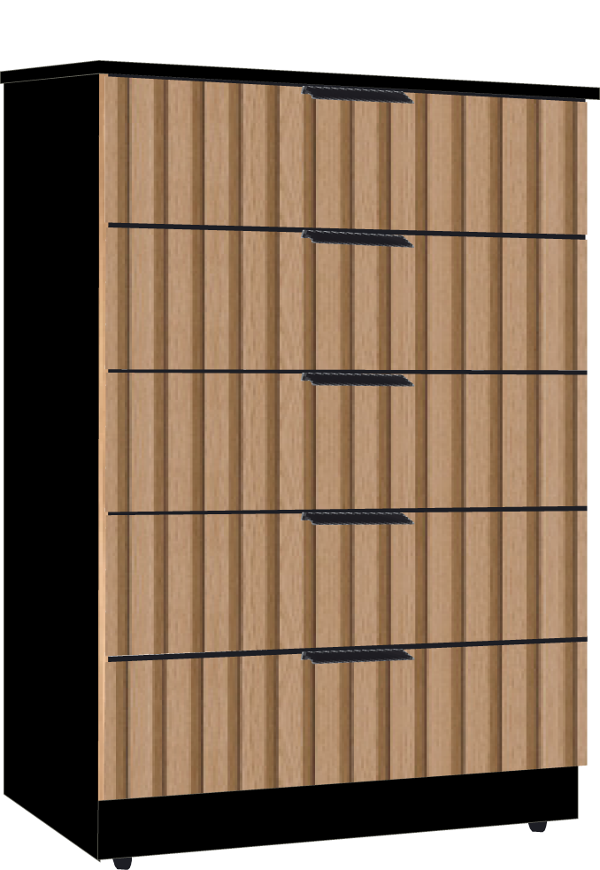 3. 5 Midi Wide Chest (BLACK)