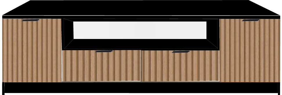 34. TV Unit (BLACK)