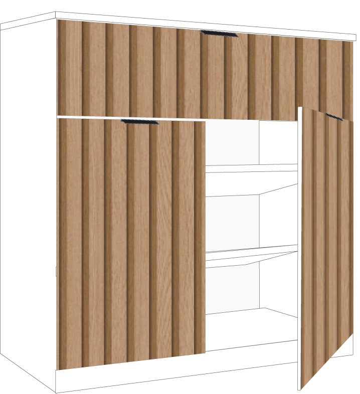 35. Shoe Rack with 2 Shelves (WHITE)