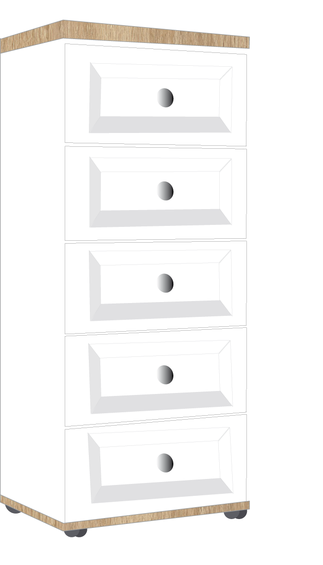 4. 5 Drawer Bedside