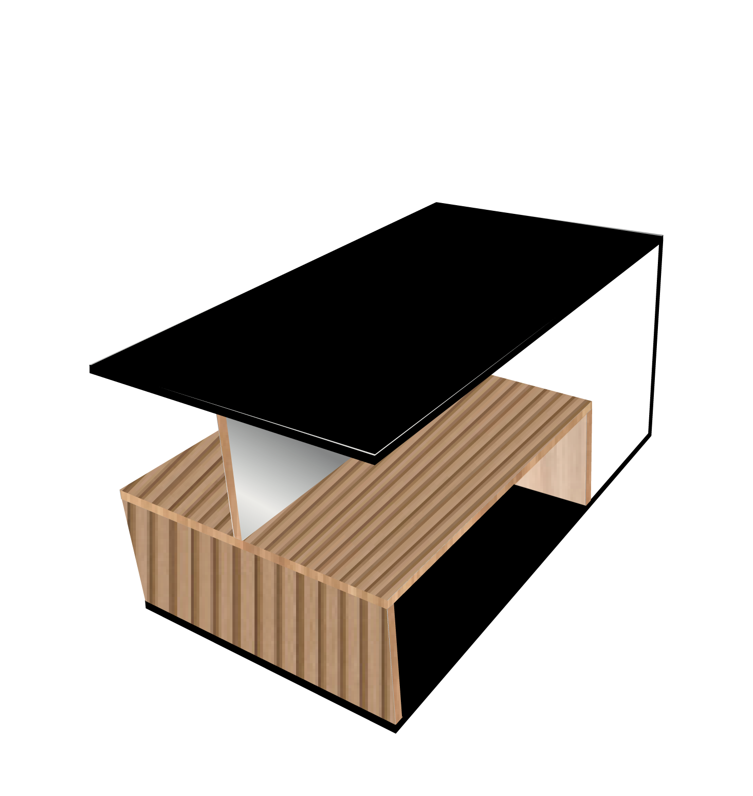 41. COFFY TABLE (BLACK)