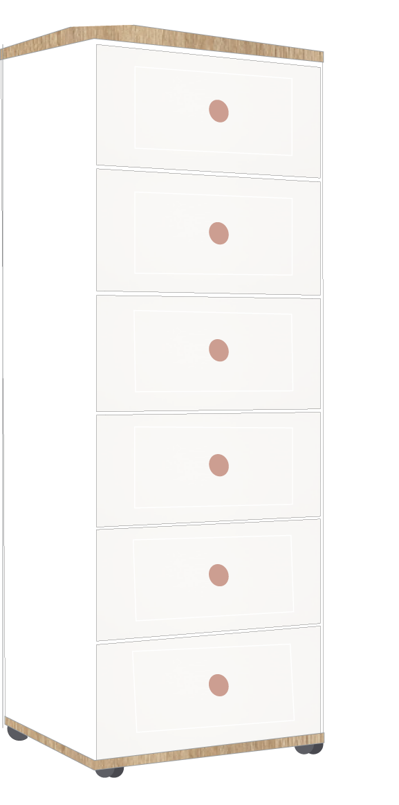 5. 6 Drawer Bedside