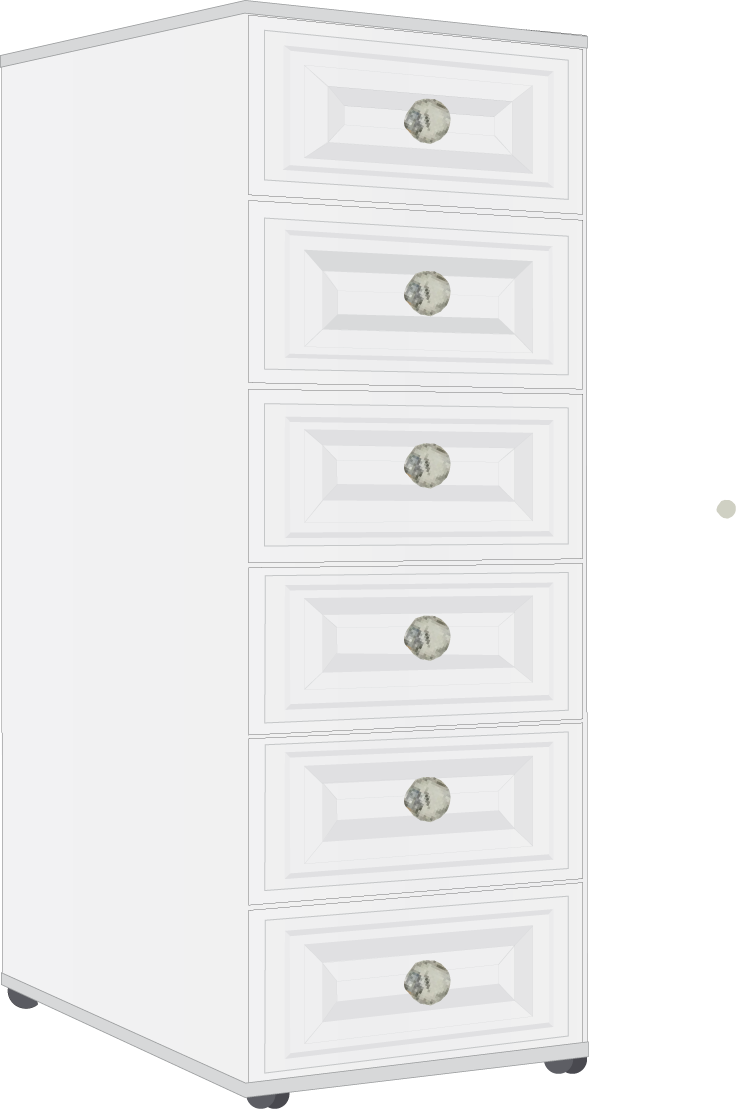 5. 6 Drawer Bedside