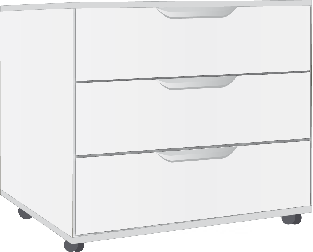 6. 3 Drawer Chest
