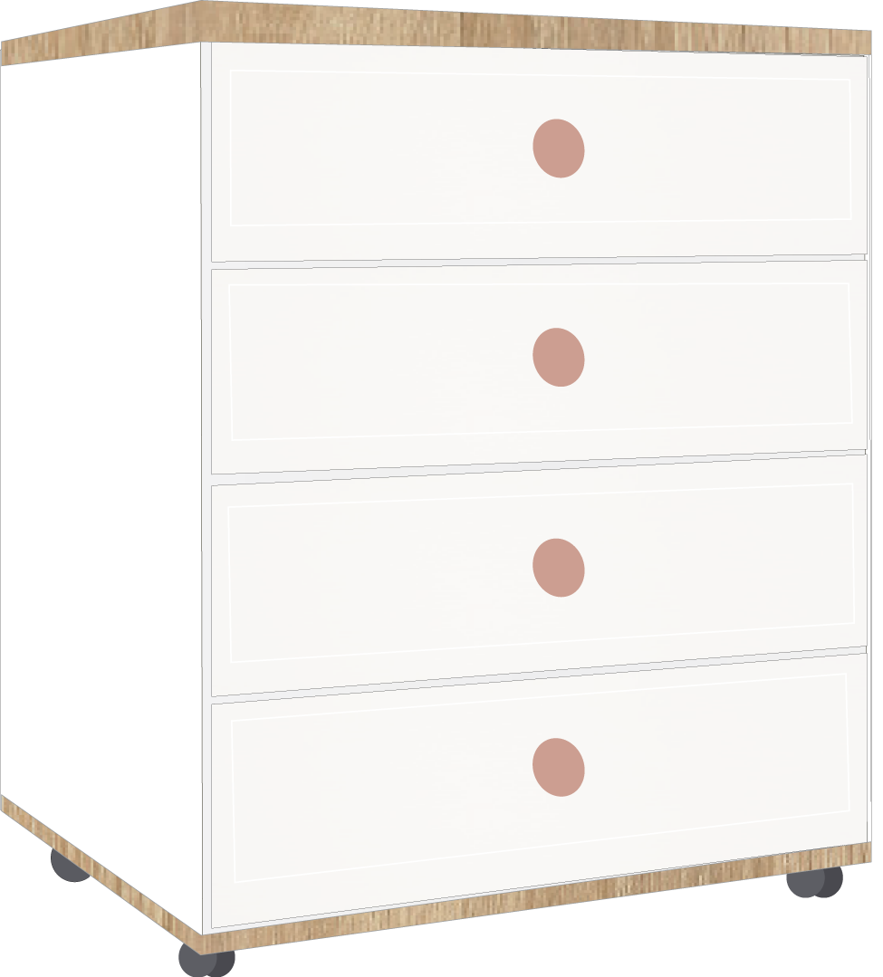 7. 4 Drawer Chest