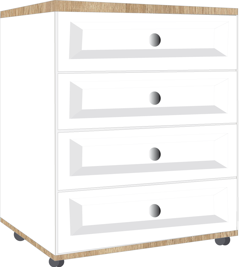 7. 4 Drawer Chest