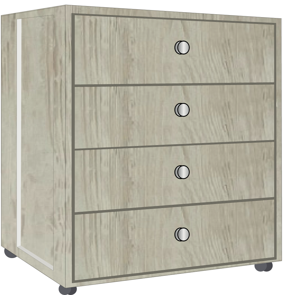 7. 4 Drawer Chest