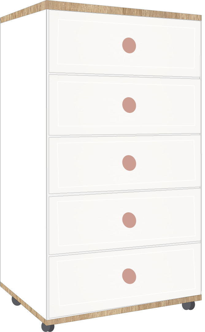 8. 5 Drawer Chest