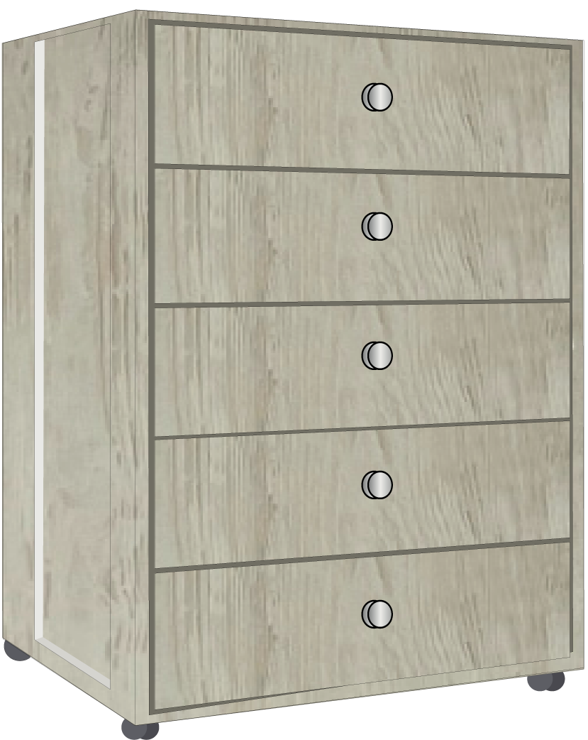 8. 5 Drawer Chest