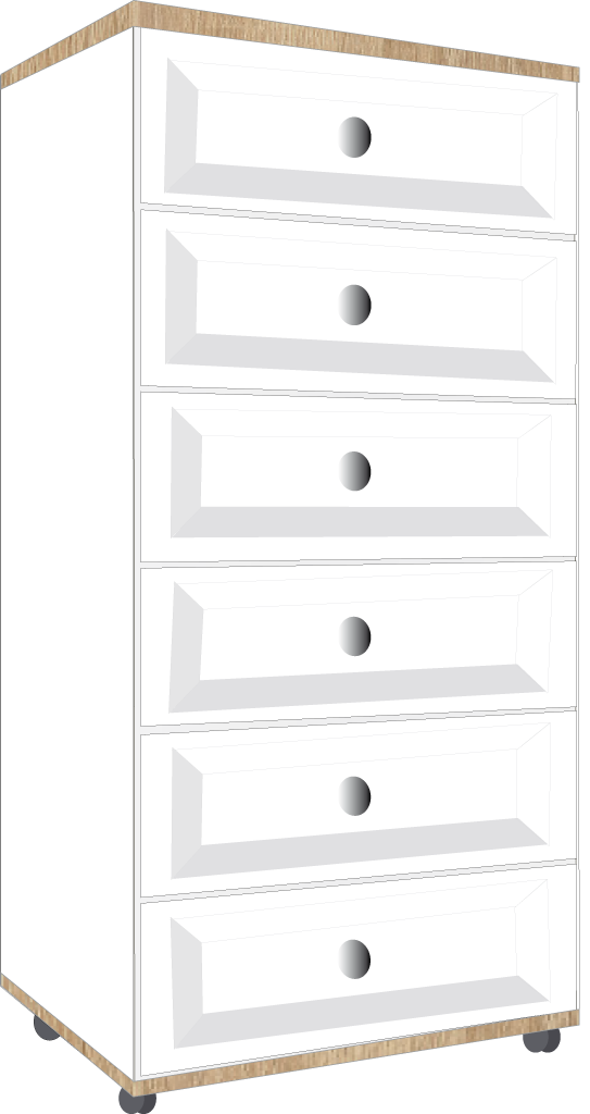 9. 6 Drawer Chest