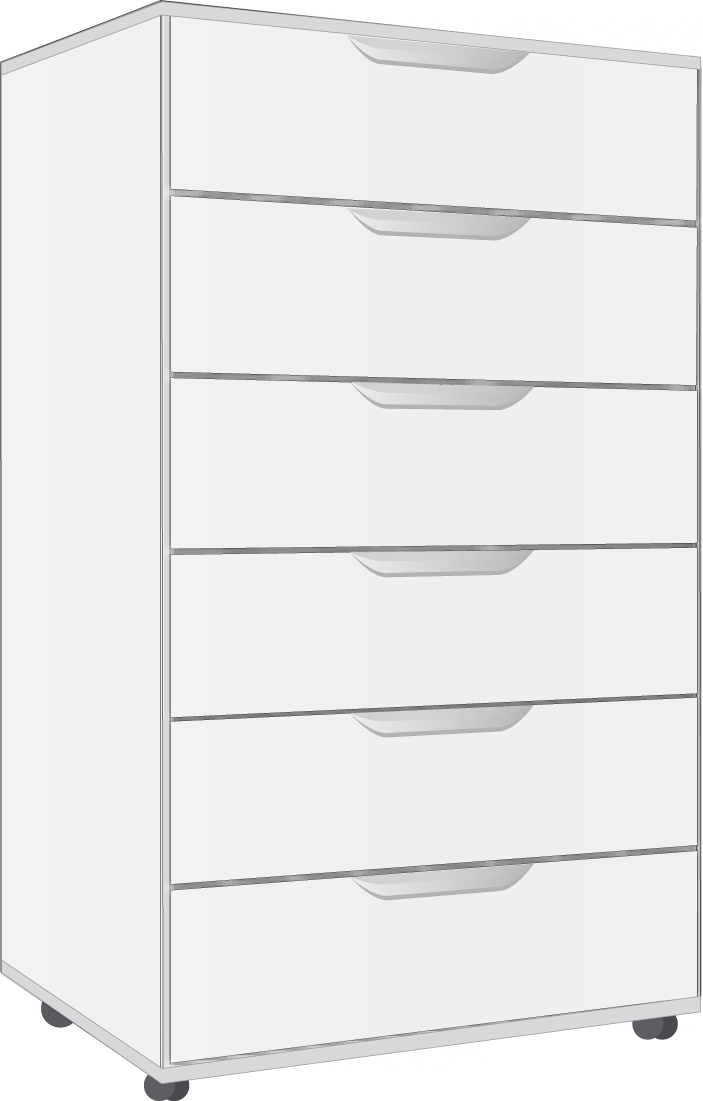 9. 6 Drawer Chest