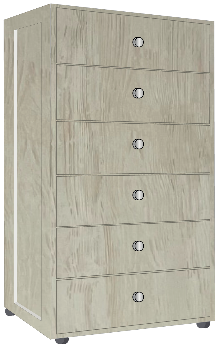 9. 6 Drawer Chest