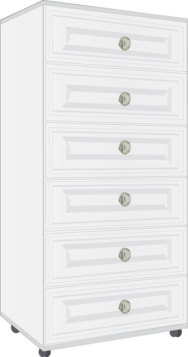 9. 6 Drawer Chest
